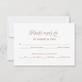 Cartão de Resposta de Confirmação de Casamento Min