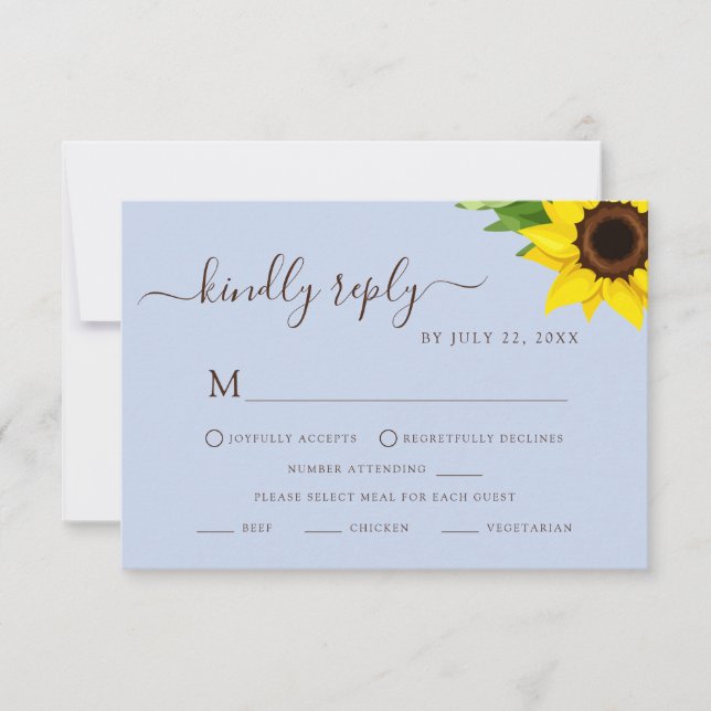 Cartão de Resposta de Confirmação de Presença para (Frente)