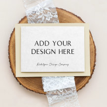 Cartão de Resposta de Enclosure Horizontal 3.5x5"