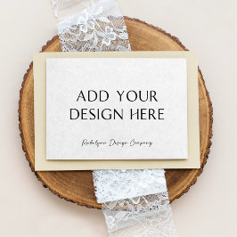 Cartão de Resposta de Enclosure Horizontal 3.5x5"