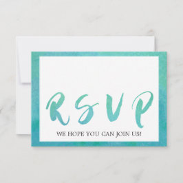 Cartão de Resposta de Escolha de Menu de Praia com