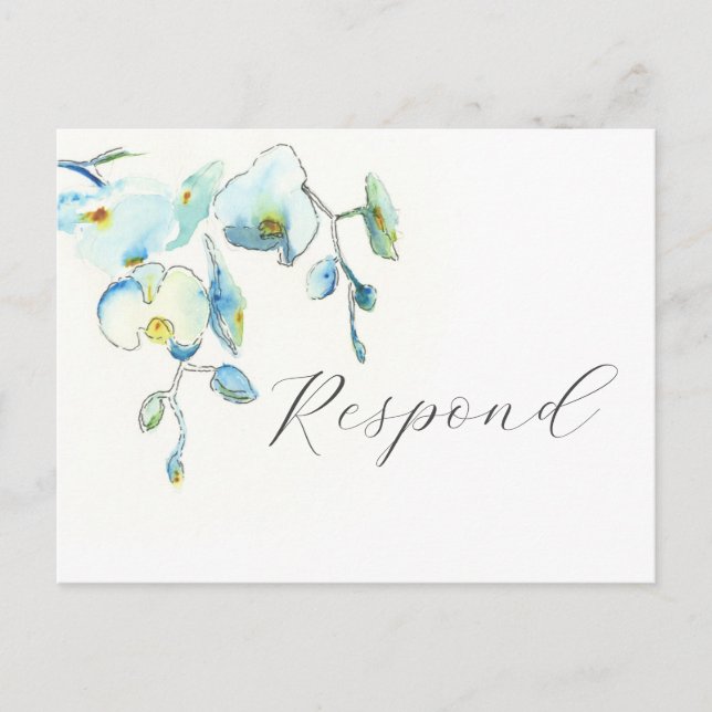 Cartão de Resposta de Jardim Botânico Tropical com (Frente)