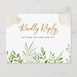 Cartão de Resposta de Pedido de Música de Verde Do