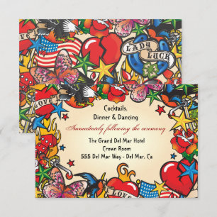 Cartão de Resposta de Recepção de Tatuagem