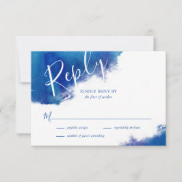 Cartão de Resposta de RSVP de Casamento de Ocultaç