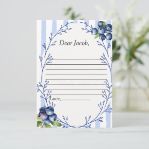 Cartão de Resposta do Poema da Cápsula do Tempo