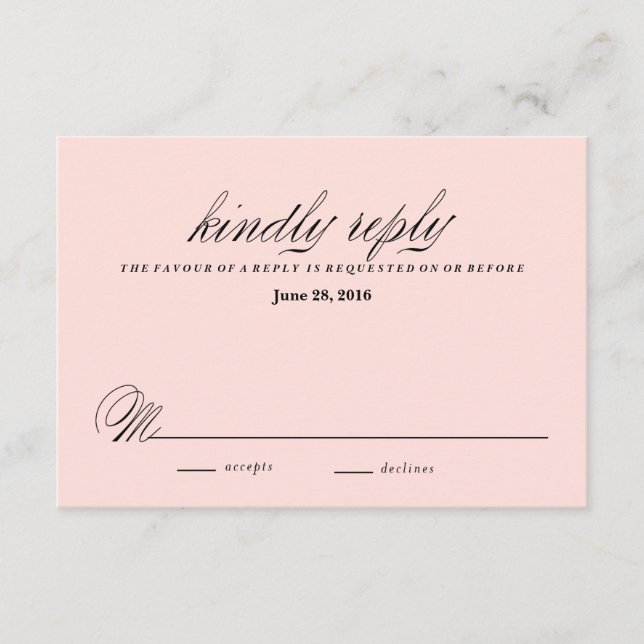 cartão de resposta FLORES EM CASCATA DA KRAFT RÚST (Frente)