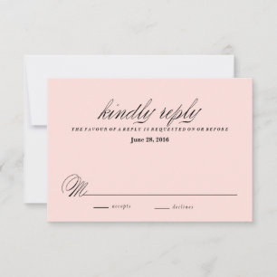 cartão de resposta FLORES EM CASCATA RUSTIC KRAFT