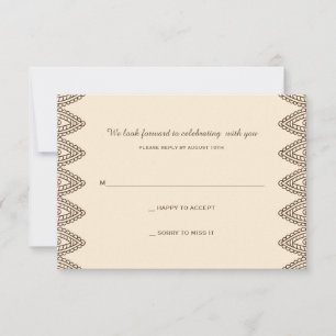 Cartão de Resposta Henna