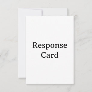 Cartão de Resposta Personalizado 8,89 cm x 12,7 cm