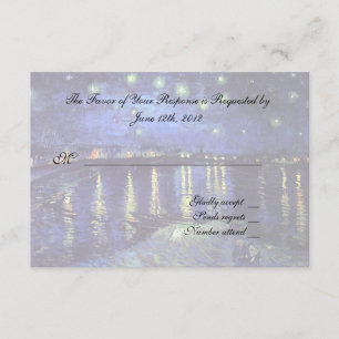 cartão de resposta RSVP