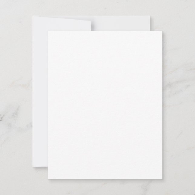 Cartão de Resposta RSVP 10,8 cm x 14 cm (Frente)