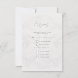 Cartão de Resposta RSVP de Casamento de Golfinho M