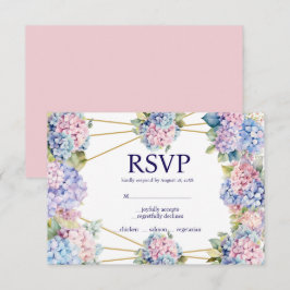 Cartão de Resposta RSVP Escolhas do Menu de Hortên