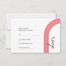 Cartão de Resposta RSVP | Estilo Clássico