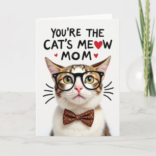 Cartão de retrato de felino listrado