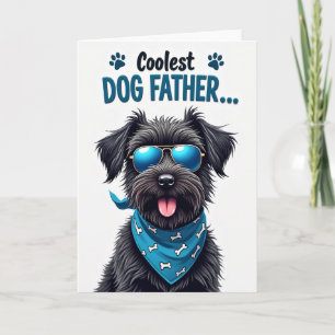 Cartão de retrato Dog Father Shades