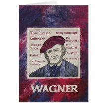 Cartão de Richard Wagner