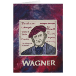 Cartão de Richard Wagner