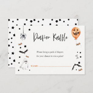 Cartão de rifa para Fralda de boo