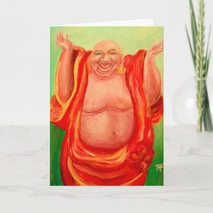 Cartão de riso de Buddha