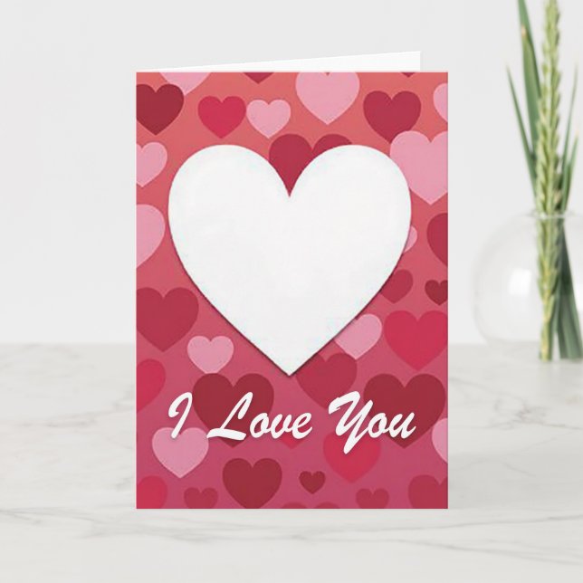 Cartão de Romance de Amor Verdadeiro (Frente)