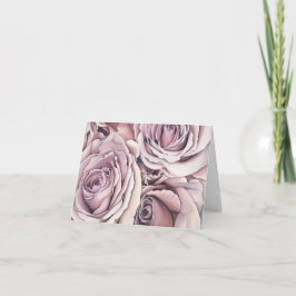 Cartão de Rosas Cor-de-Rosa