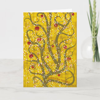 Cartão de Rosh H'Shanah