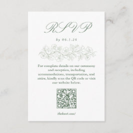 Cartão de RSVP 