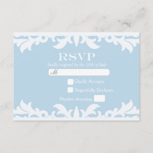 Cartão de RSVP de Casamento de Conto de Fadas FELI