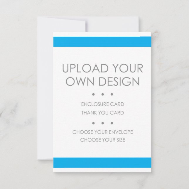 Cartão de RSVP, Informações ou Agradecimento Impre (Frente)