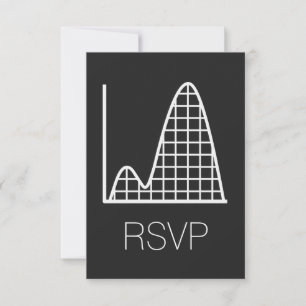 Cartão de RSVP It Adds Up in Black