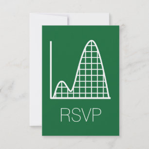 Cartão de RSVP It Adds Up in Green