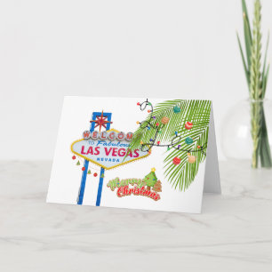 Cartão de Saída de Palma de Natal de Las Vegas