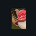 Cartão de salvar a data<br><div class="desc">Cartão personalizável "salve a data" Rose chic</div>