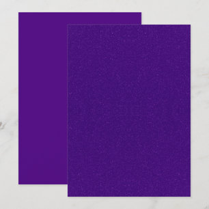 Cartão de Salvar a Data Roxo Real Brilho Plano