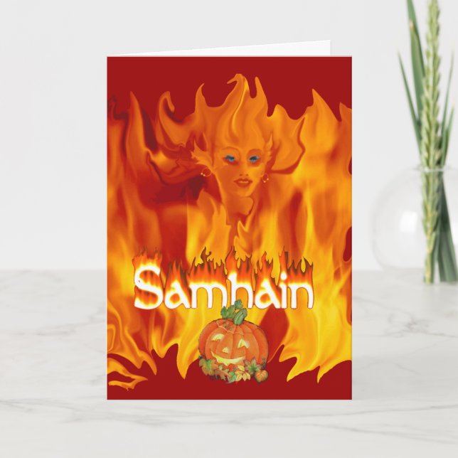 Cartão de Samhain (Frente)
