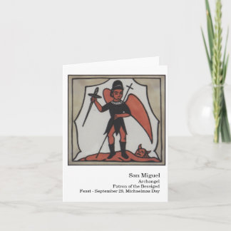 Cartão de San Miguel Santo