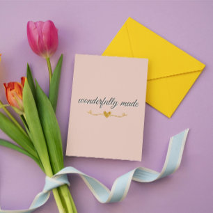 Cartão de São Valentim Cristão Maravilhosamente Cr