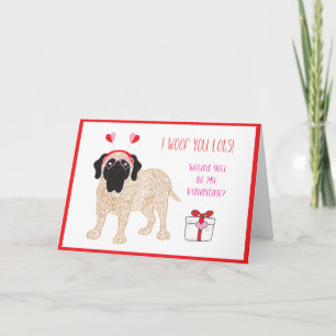 Cartão de São Valentim de Cachorro