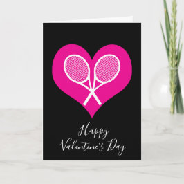 Cartão de São Valentim de Tênis Personalizável 💘