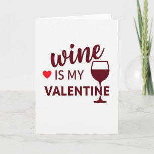 Cartão de São Valentim do Vinho