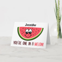 Cartão de São Valentim Personalizado, Você é um em