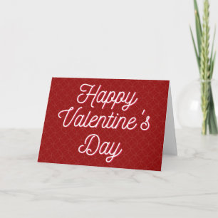 Cartão de São Valentim Platônico Simples