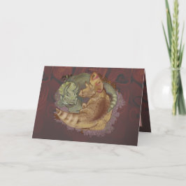 Cartão de São Valentim Triceratops Snuggles