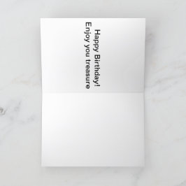 Cartão de saudação 5x7. Feliz Aniversário Matey!