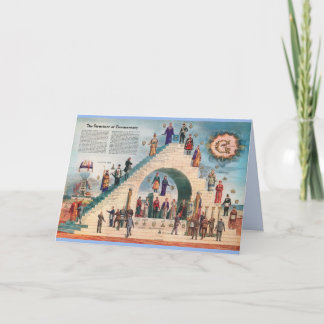 Cartão de Saudação - A Estrutura da Maçonaria