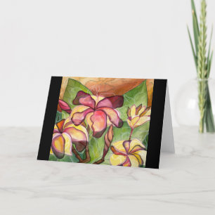 Cartão de Saudação: "A Plumeria de Vivian"