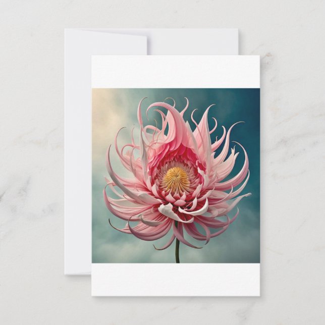 Cartão de saudação achatado (Frente)