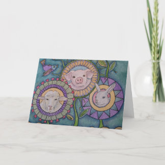 Cartão de saudação 'Alguém Não Algo'